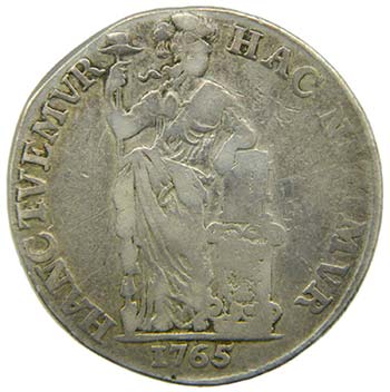 Holanda. 1 Gulden.Holland.  1765. ... 
