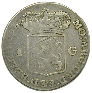Holanda. 1 Gulden.Holland.  1765. ... 