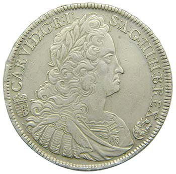 Hungria. Thaler. 1736  Karl VI. ... 