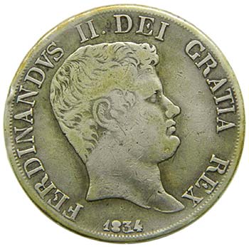 Italia.  120 Grana. 1834  Napoles ... 