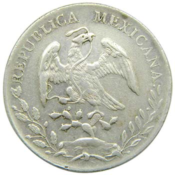 Mexico. 8 reales. Zacatecas  . ... 
