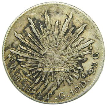 Mexico. 8 reales. Hermosillo . ... 