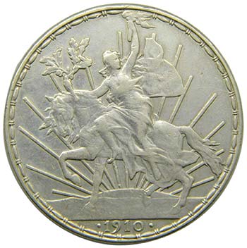 Mexico. 1 Peso 1910 (km#453) 27,09 ... 