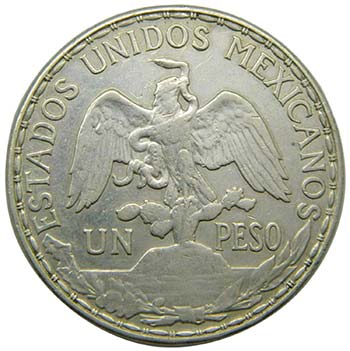 Mexico. 1 Peso 1910 (km#453) 27,09 ... 