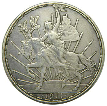 Mexico. 1 Peso 1911  (km#453) ... 