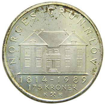 Noruega , 175 kroner , 1989. ... 