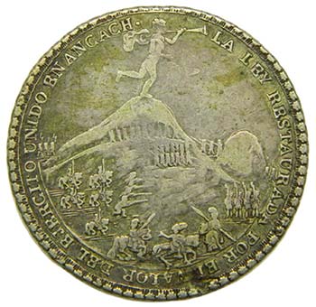 Peru. medalla proclamación 1839 . ... 