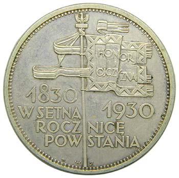Polonia 5 Zlotych. 1930. (Y#19.1) ... 