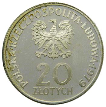 Polonia 20 Zlotych. 1979. AR. ... 