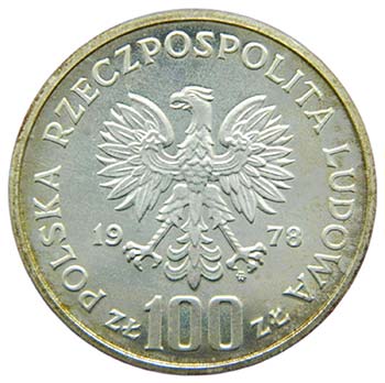 Polonia  1978 100 Zlotych.  PROBA ... 