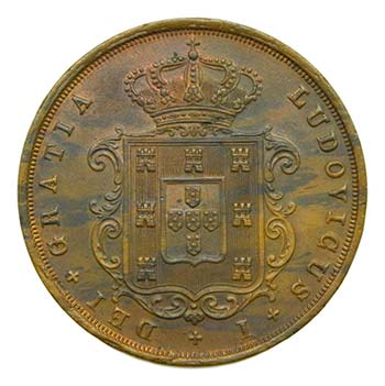 Portugal . 20 Reis . 1874. Luis I. ... 