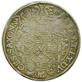 Alemania. Saxony. Taler. 1601.  ... 
