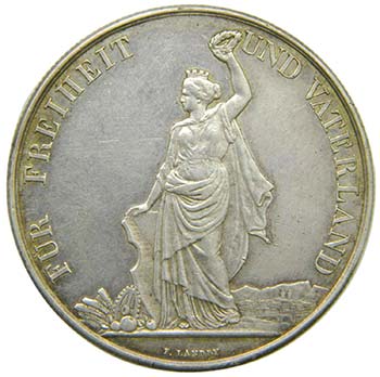 Suiza 5 Franc Zurich 1872 ... 