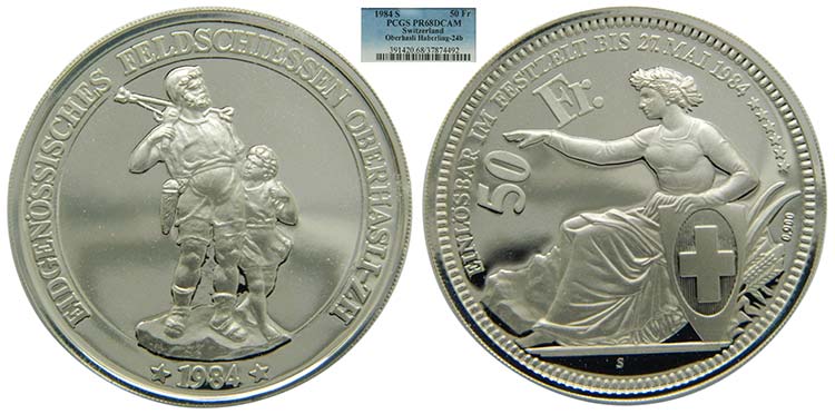 Suiza 50 francs 1984 .  ... 