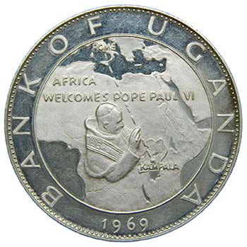 Uganda 20 Shillings 1970 (km#11) ... 