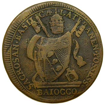 Vaticano Baiocco MDCCCI (1801) R ... 