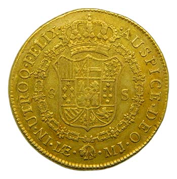 Carlos III (1759-1788). 1777 MJ. 8 ... 