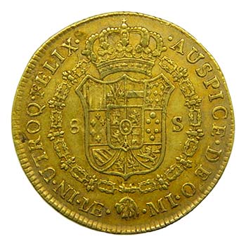 Carlos III (1759-1788). 1786 MI. 8 ... 