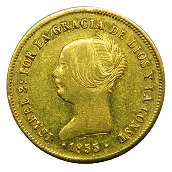 Isabel II (1833-1868). 1855. 100 ... 