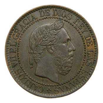 Carlos VII (1872-1876). 1875. 10 ... 