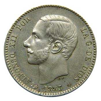 Alfonso XII (1874-1885). 1883 ... 