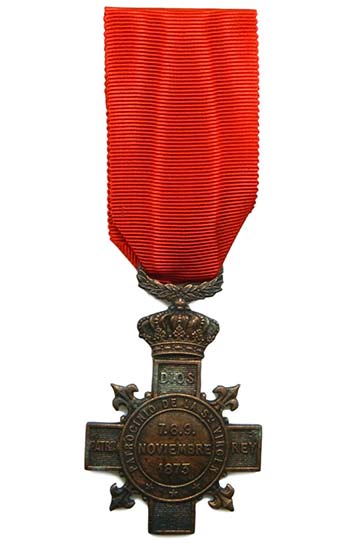 España 1873. Carlos VII Medalla ... 