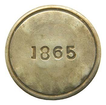 Chile 1865 Santiago. 1 Peso. ... 