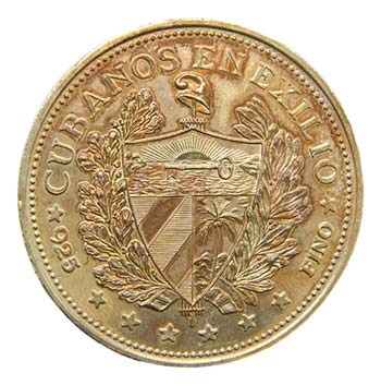 Cuba 1965. Peso. Souvenir. Proof ... 
