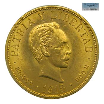 Cuba 1915.  20 pesos. Jose Martí. ... 