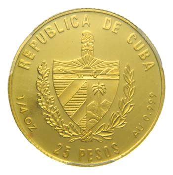 Cuba 2004. 25 pesos. (km#922). ... 