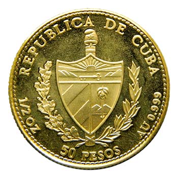 Cuba 1990. 50 pesos (km#301). ... 