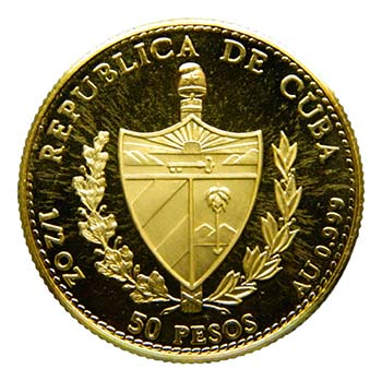 Cuba 1991. 50 pesos (km#444). ... 