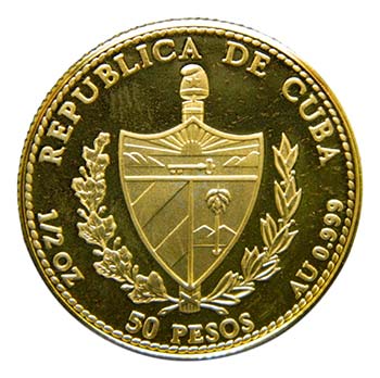Cuba 1991. 50 pesos (km#445). ... 