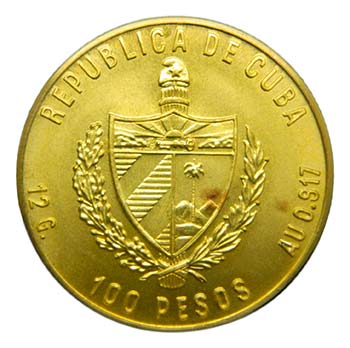 Cuba 1981. 100 pesos (km#85). ... 