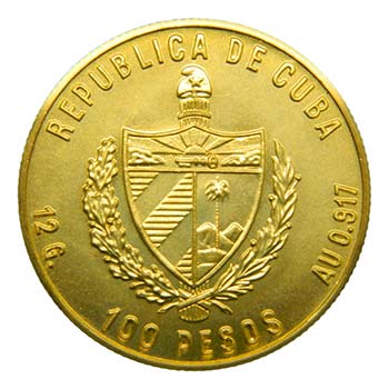 Cuba 1981. 100 pesos (km#87). 12 ... 