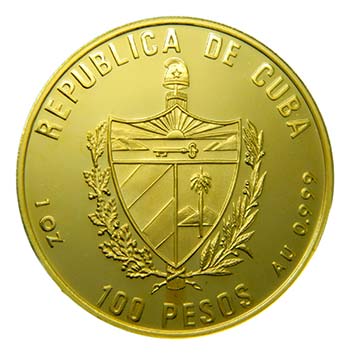 Cuba 1991. 100 pesos (km#534). ... 