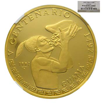 Cuba 1992. 100 pesos (km#454). ... 