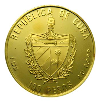 Cuba 1992. 100 pesos (km#384). ... 