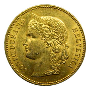 Suiza 1896 B. 20 francos. Berna. ... 