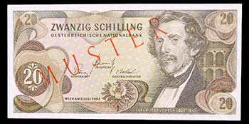 Austria. 20 schilling. 2.07.1967. ... 