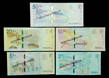 Colombia. Set 5 banknotes. 2015. ... 