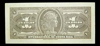 Costa Rica. 1 colon. 1943. ... 