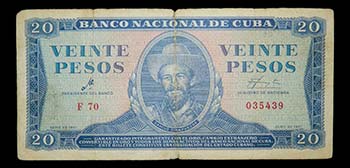 Cuba. 20 pesos. 1961. MUY RARO. ... 