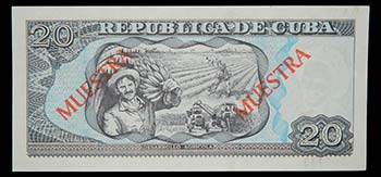 Cuba. 20 pesos. 1998. MUESTRA. ... 