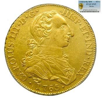 Carlos III (1759-1788). 1765/4 MM. ... 