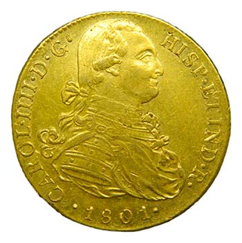 Carlos IV (1788-1808). 1801IJ. 8 ... 