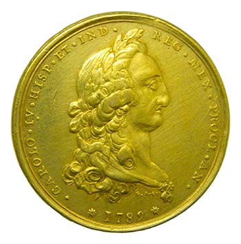 Carlos IV (1788-1808). Medalla. ... 