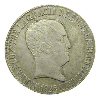 Fernando VII (1808-1833). 1822 RD. ... 