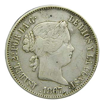 Isabel II (1833-1868). 1867. 1 ... 