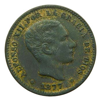 Alfonso XII (1874-1885). 1877 OM. ... 